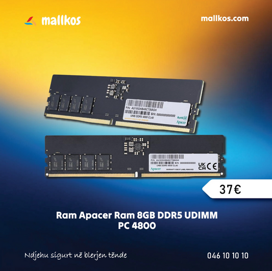 Apacer RAM 8GB DDR5 4800MHz